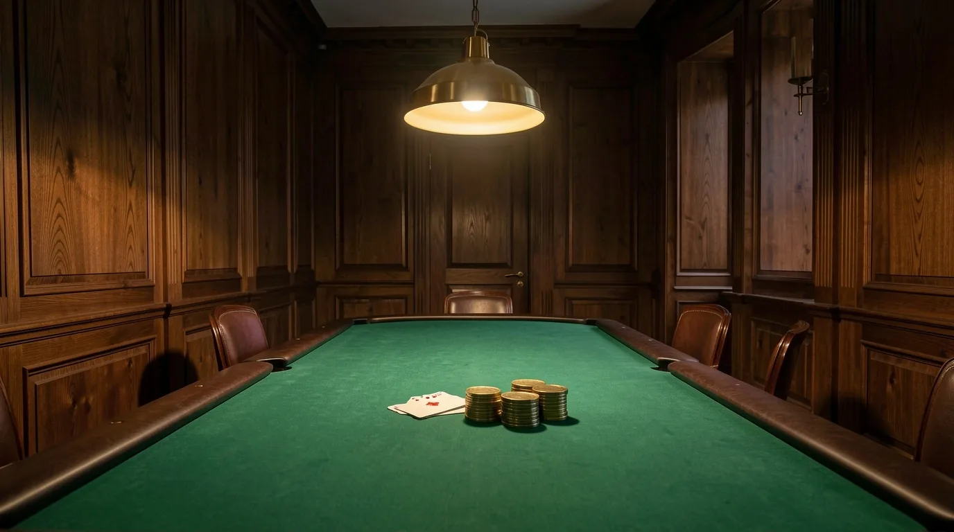 Wnętrze Poker Lounge Taveloria przy ulicy Floriańskiej w Krakowie